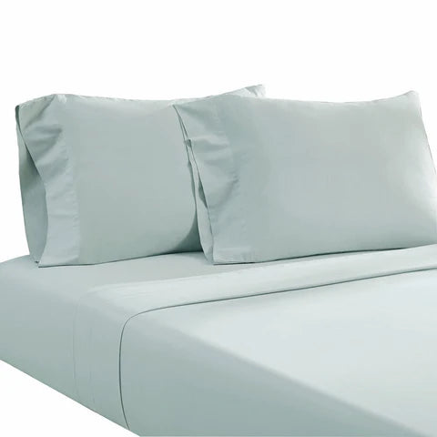 Light Blue 100 percent cotton bed sheet sets