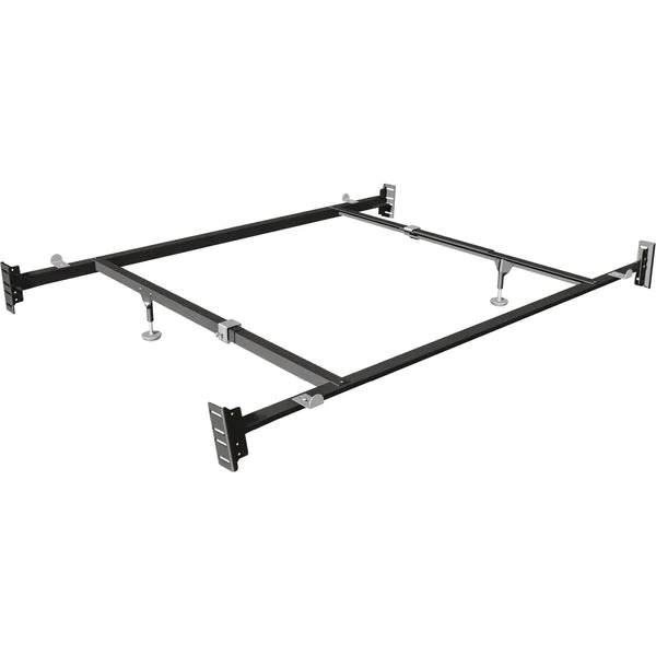 Full to queen bed rails conversion frame
