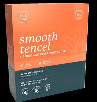 smooth tencel mattress protector