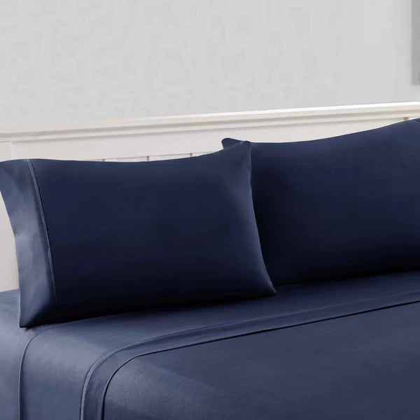 Navy Blue 1800 Thread Count sheet set