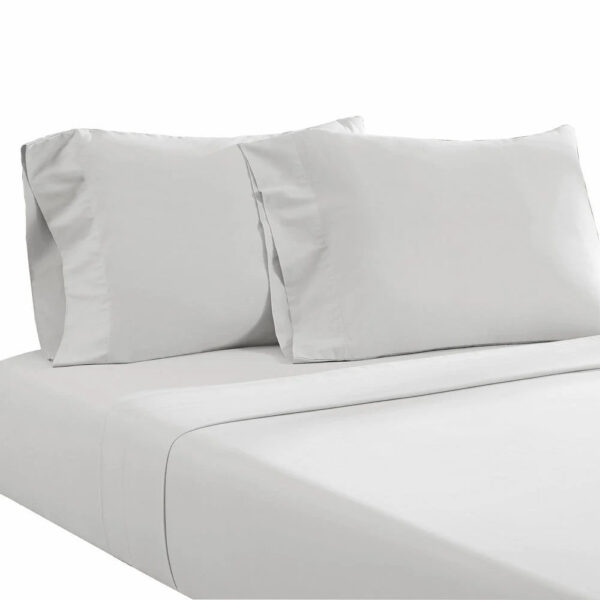 White Color 100% cotton sheet set