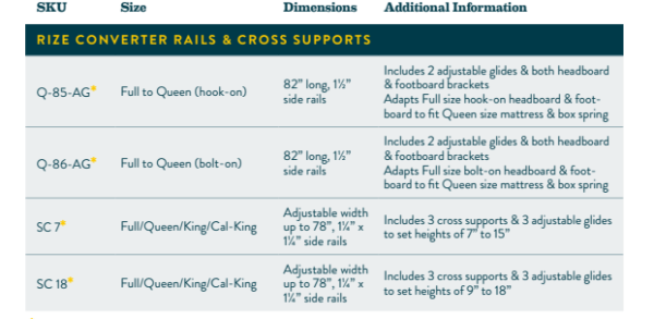 adjustable bed  support system